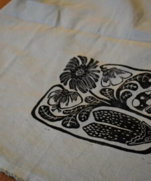 Linogravure sur textile (1)
